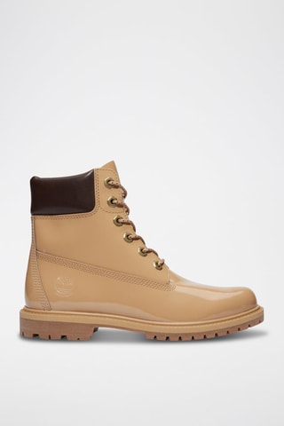 Boots en cuir - Beige