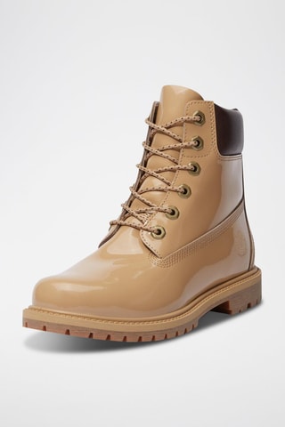 Boots en cuir - Beige