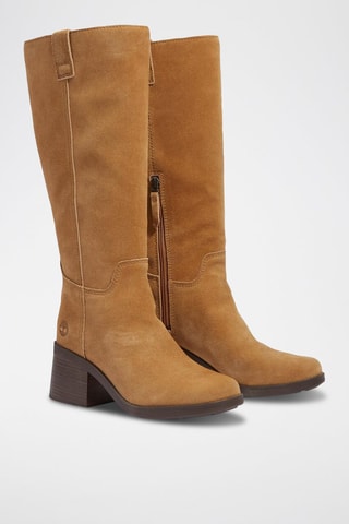 Bottes en cuir - Camel