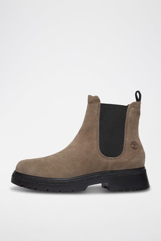 Bottines Chelsea en cuir - Marron