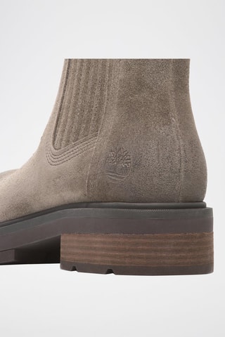 Bottines en cuir - Taupe