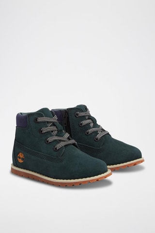 Bottines en cuir - Vert