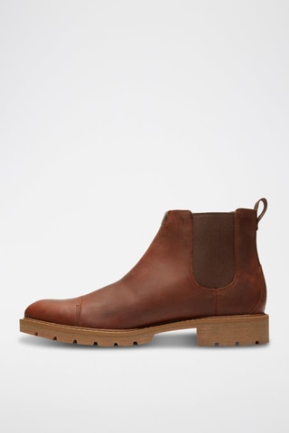 Bottines en cuir - Marron