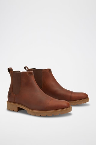 Bottines en cuir - Marron