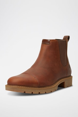 Bottines en cuir - Marron