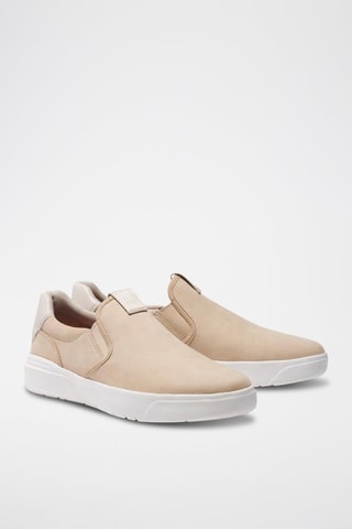 Slip-on en cuir - Beige