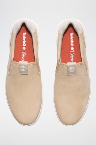 Slip-on en cuir - Beige