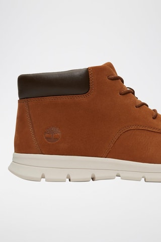 Sneakers montantes en cuir - Marron