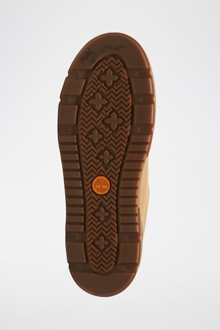 Baskets plateformes en nubuck - Beige