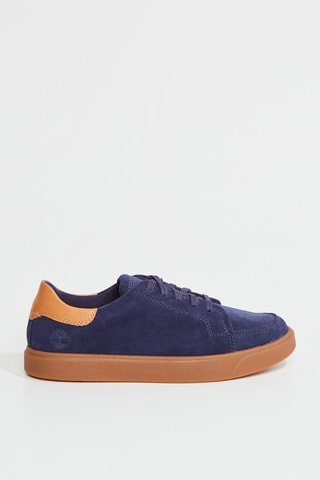 Baskets en cuir - Bleu