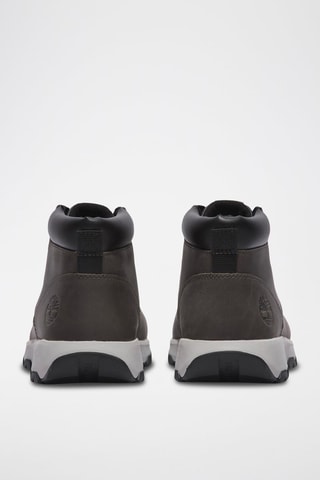 Baskets montantes en cuir - Gris foncé