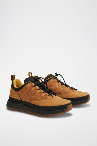 Baskets en cuir - Marron
