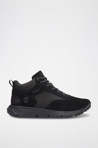 Baskets montantes en cuir - Noir