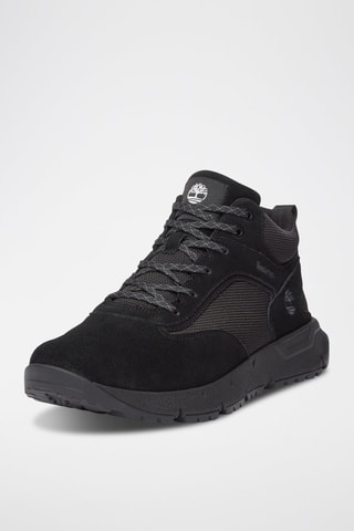 Baskets montantes en cuir - Noir