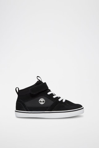 Baskets montantes en cuir - Noir