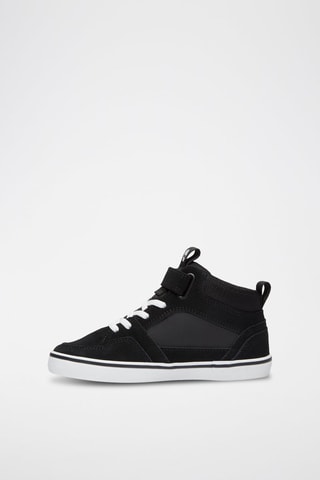 Baskets montantes en cuir - Noir