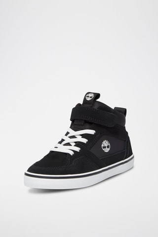 Baskets montantes en cuir - Noir