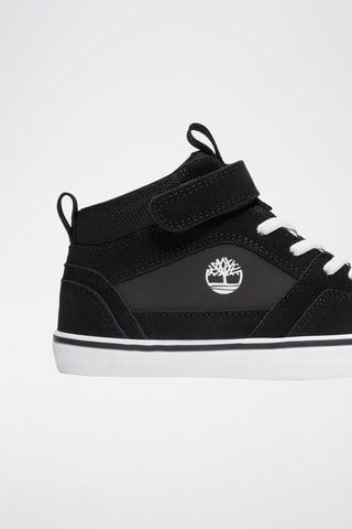 Baskets montantes en cuir - Noir