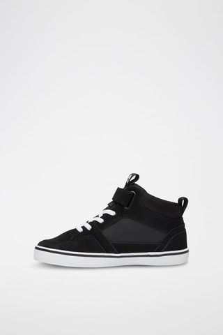 Baskets montantes en cuir - Noir