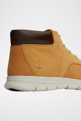 Sneakers montantes en cuir - Marron clair