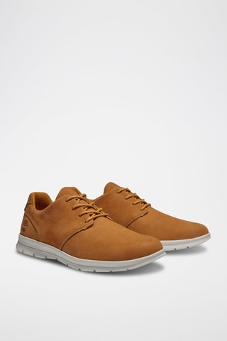 Sneakers en cuir - Marron