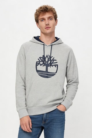 Sweat à capuche Life - Gris clair