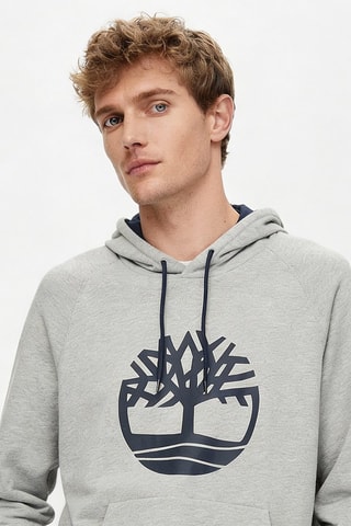 Sweat à capuche Life - Gris clair