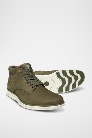 Baskets montantes en cuir Bradstreet - Kaki