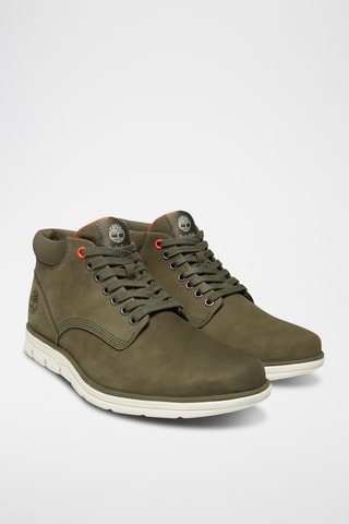 Baskets montantes en cuir Bradstreet - Kaki