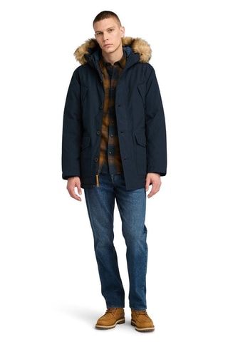 Parka à capuche Scar Ridge - Bleu marine