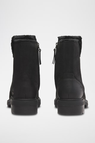 Bottines fourrées en cuir Brimfield - Noir