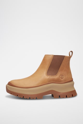 Bottines Chelsea en cuir Roxie Lane - Marron