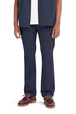 Chino droit Topshield - Bleu marine
