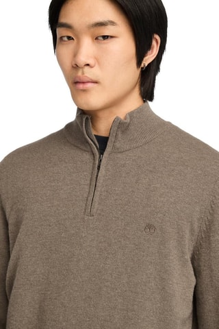 Pull en laine mérinos Cohas Brook - Marron clair