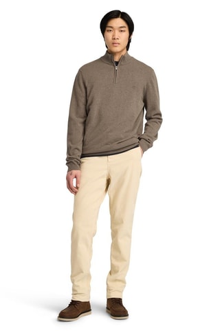Pull en laine mérinos Cohas Brook - Marron clair