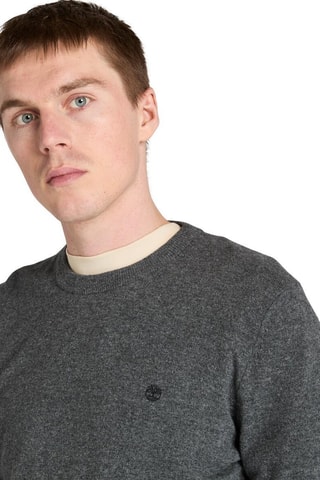 Pull en laine mérinos Cohas Brook - Gris foncé