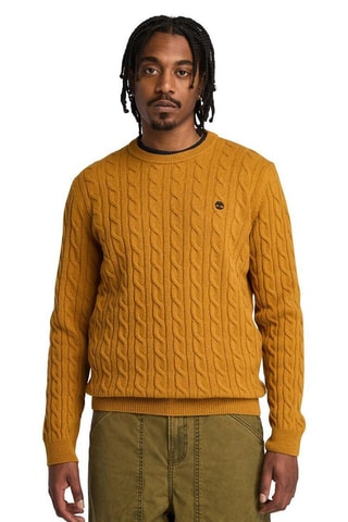 Pull en laine Phillips Brook - Moutarde