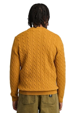 Pull en laine Phillips Brook - Moutarde