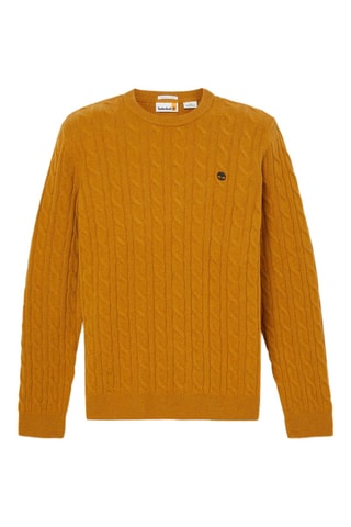 Pull en laine Phillips Brook - Moutarde