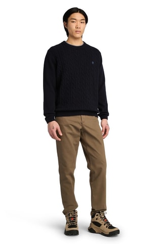 Pull en laine Jaffrey - Bleu marine