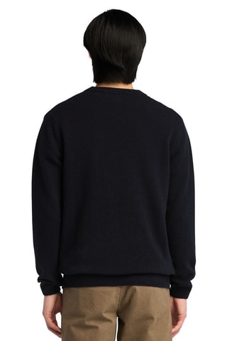 Pull en laine Jaffrey - Bleu marine