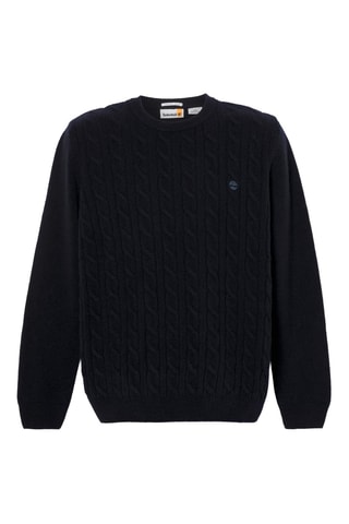 Pull en laine Jaffrey - Bleu marine