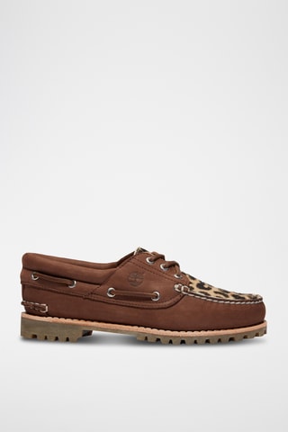 Chaussures bateau en nubuck Authentic - Marron