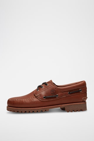 Chaussures bateau en cuir Authentic - Marron