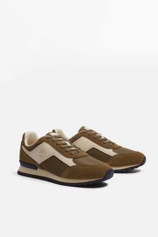 Sneakers en cuir Scout - Kaki