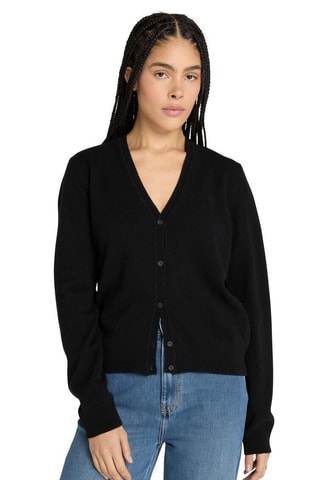 Gilet en laine mérinos - Noir