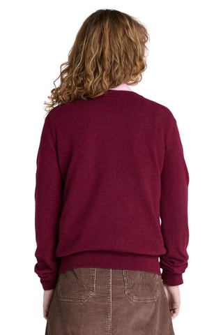 Pull en laine mérinos - Bordeaux