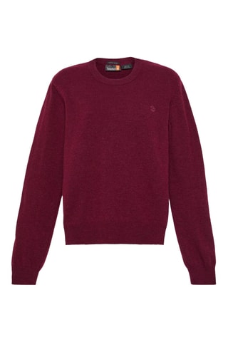 Pull en laine mérinos - Bordeaux
