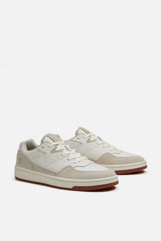 Sneakers en cuir Jackson - Blanc