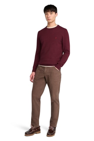 Pull en laine Jaffrey - Bordeaux